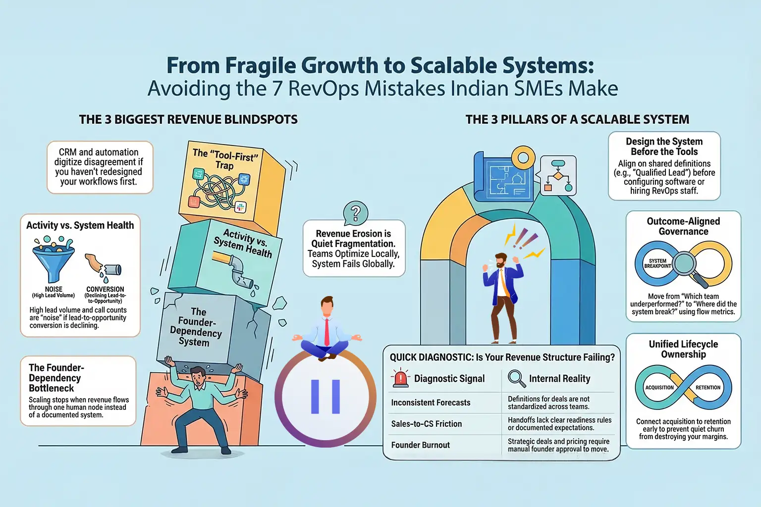 7 most damaging RevOps mistakes Indian SMEs make and how to fix them