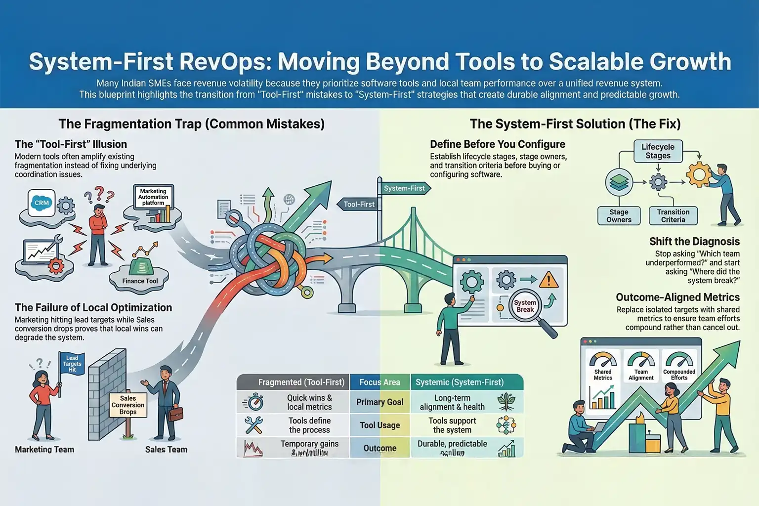 7 most damaging RevOps mistakes Indian SMEs make and how to fix them