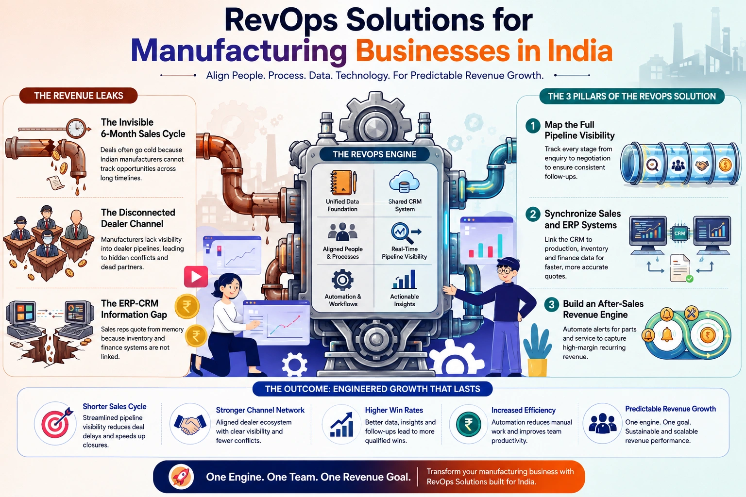 RevOps Solutions for Manufacturing Businesses in India